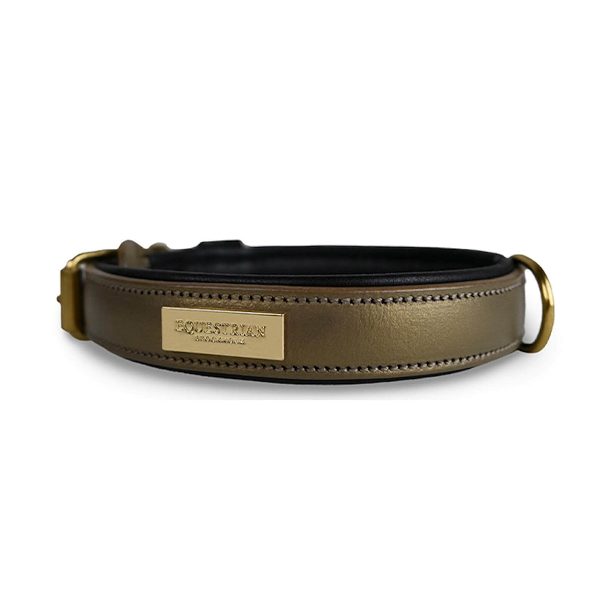 Hundehalsband Clean Black Gold