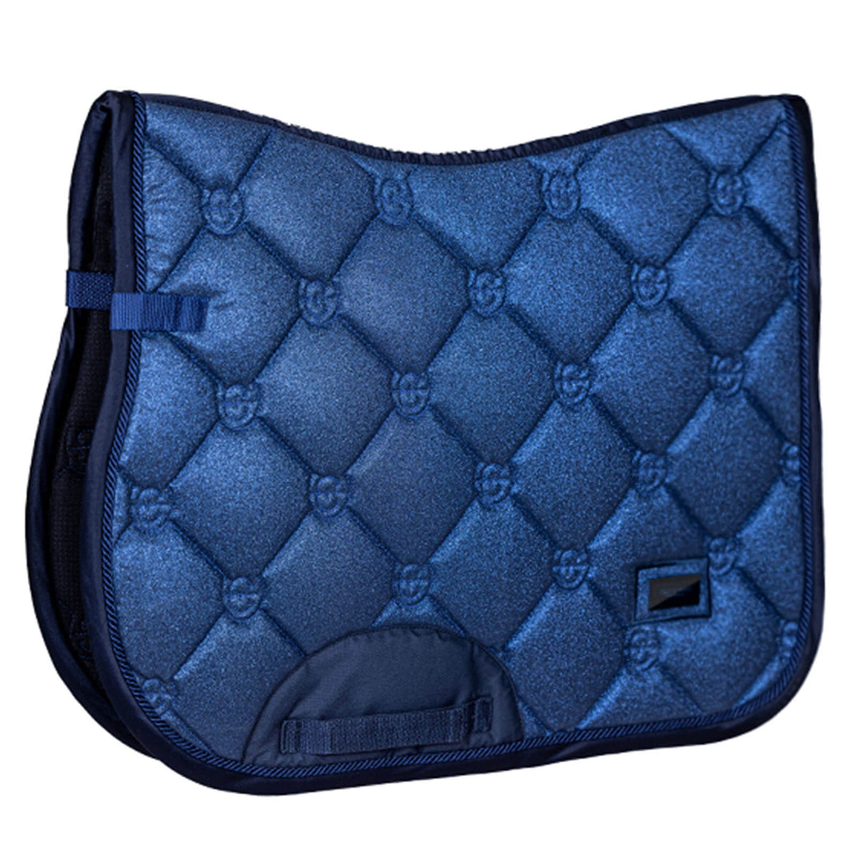 Springschabracke Blue Meadow Glimmer Schabracke, Blue Meadow Glimmer, Produkt allein auf weißem Hintergrund.