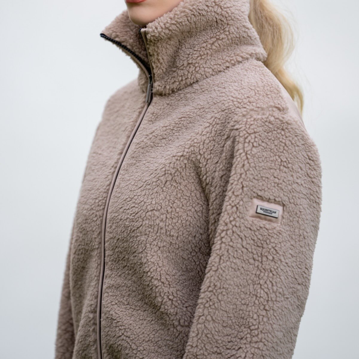 Jacke Damen Teddy Fleece Jacket Sand Kollektion
