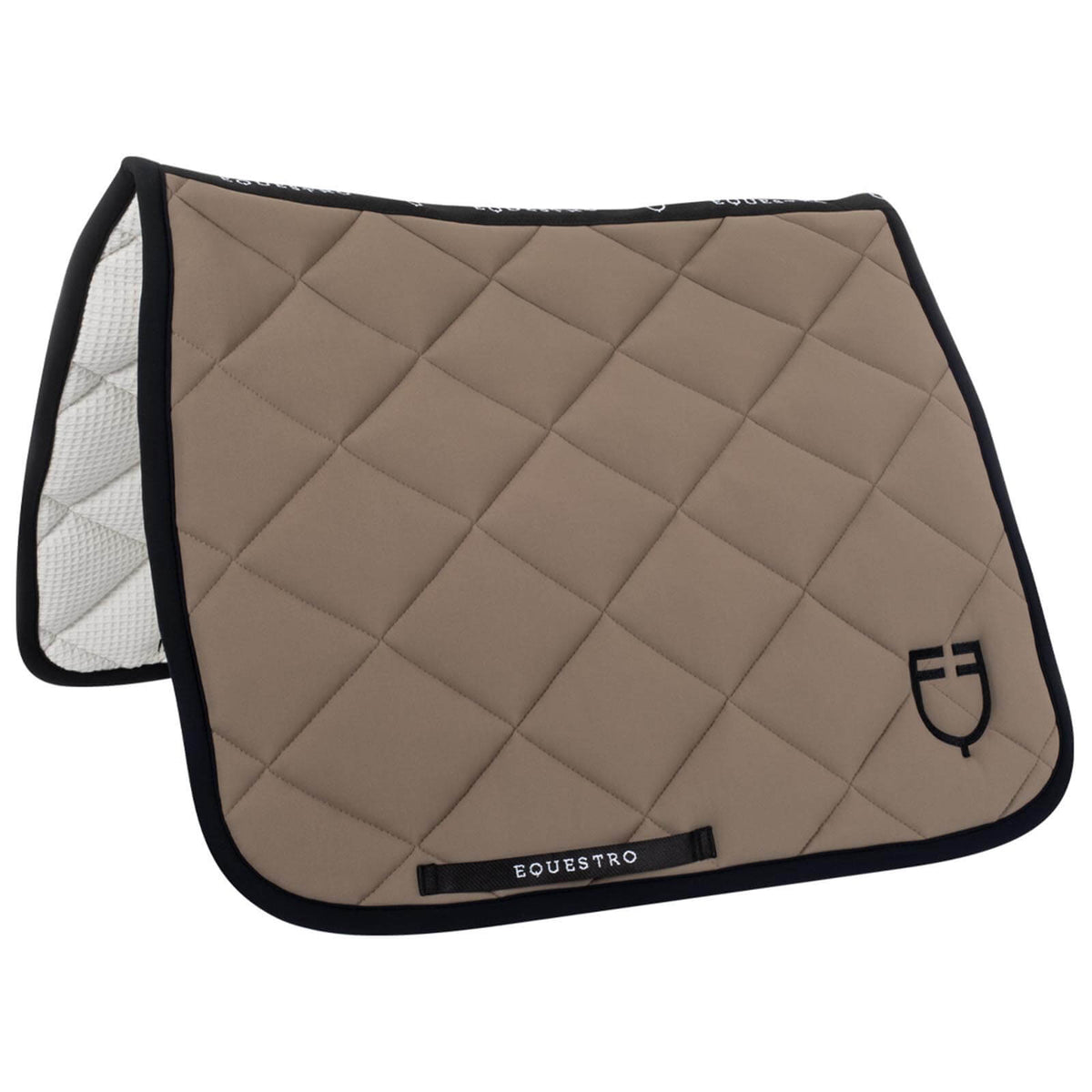 Equestro Schabracke Dressur Technical Fabric Black Line Dressurschabracke, Walnut, Produkt allein.