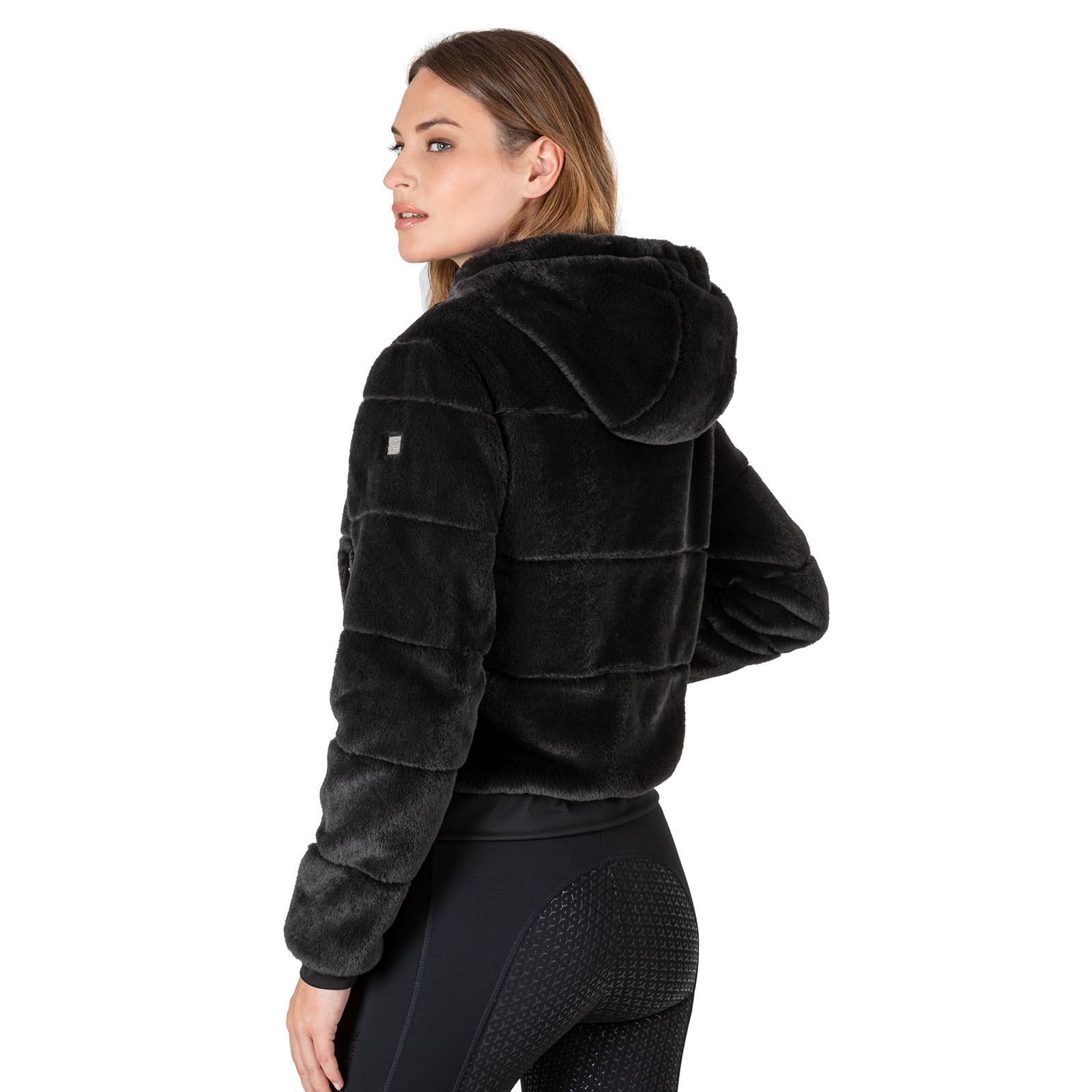 Teddyfelljacke Damen Glossig HW 2022