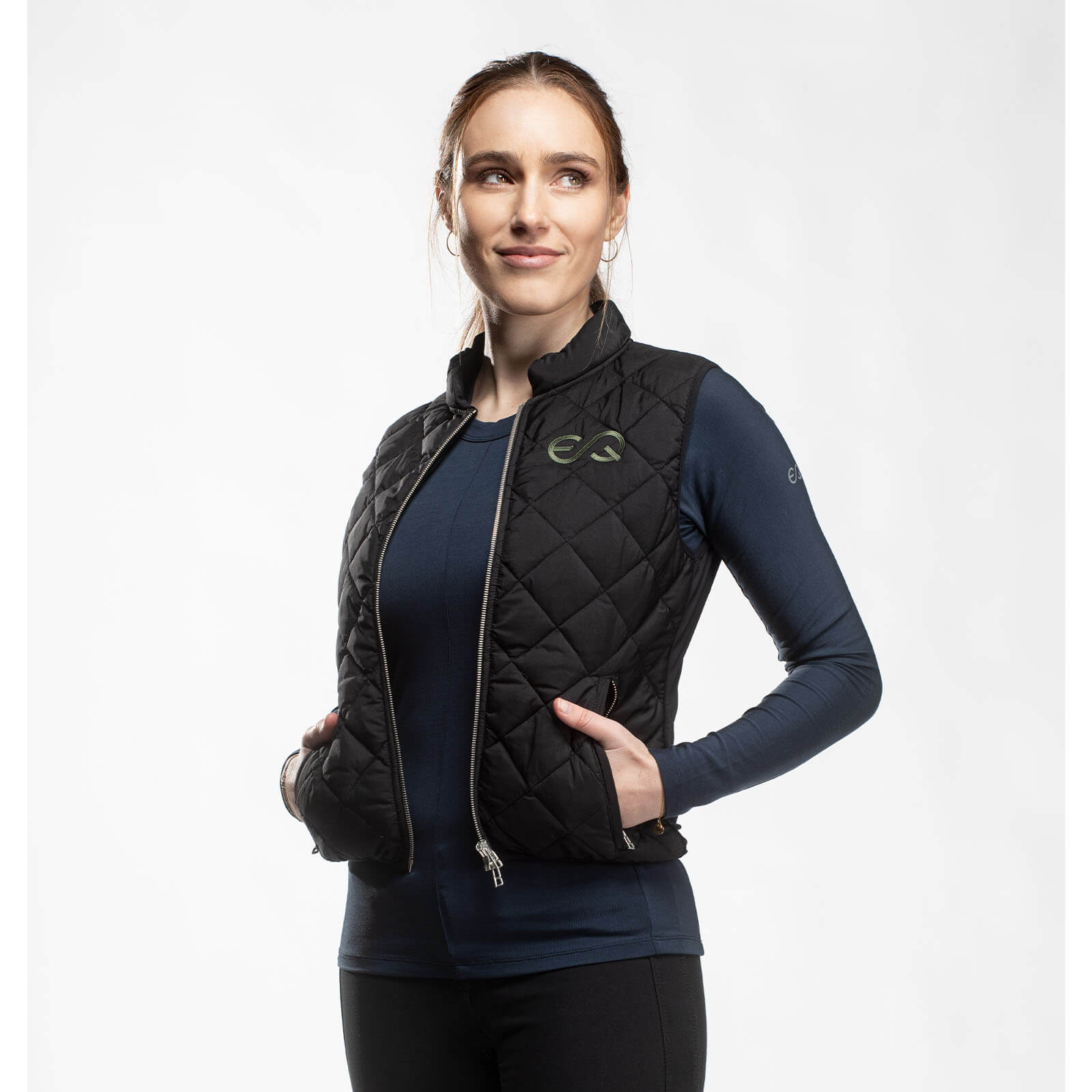 Steppweste Damen mit Stretch Rücken