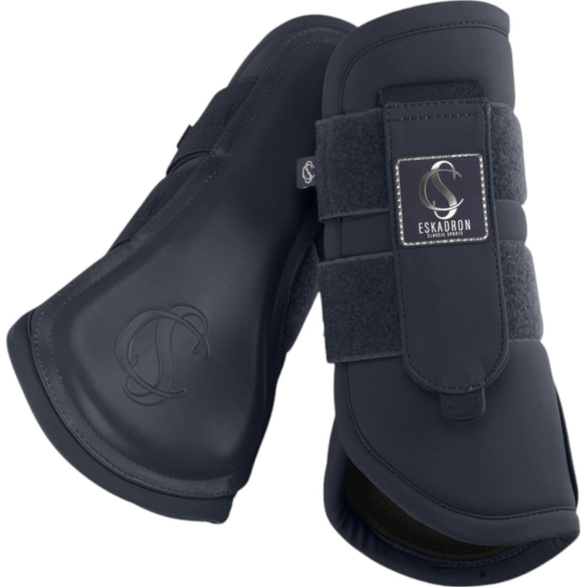 Eskadron Gamaschen Softshell Classic Sports FS25 Beinschutz, Navy, Produkt allein auf weißem Hintergrund.