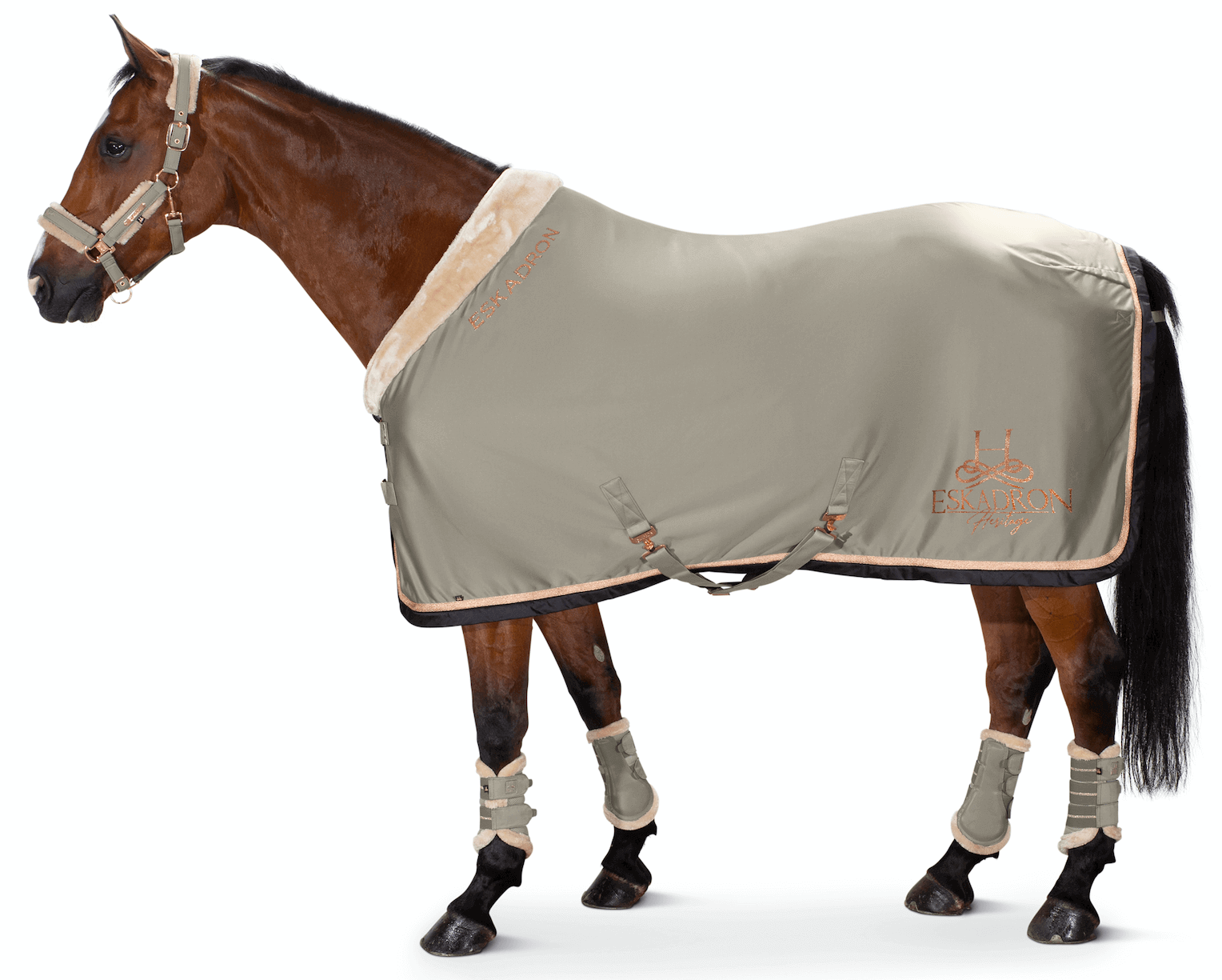 Abschwitzdecke Softshell Fauxfur Collar Heritage 20/21