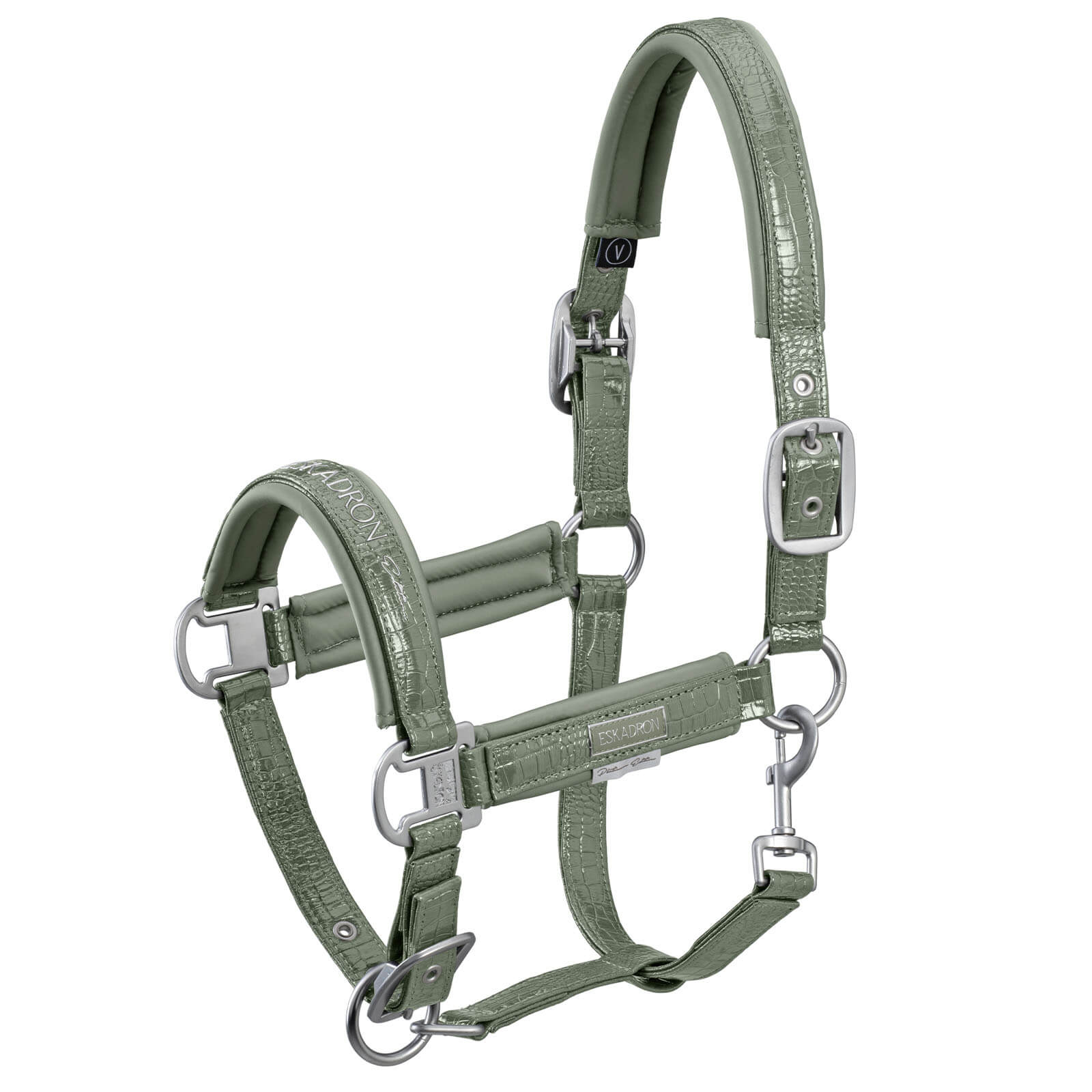 Halfter Doublepin Croco Platinum 2022