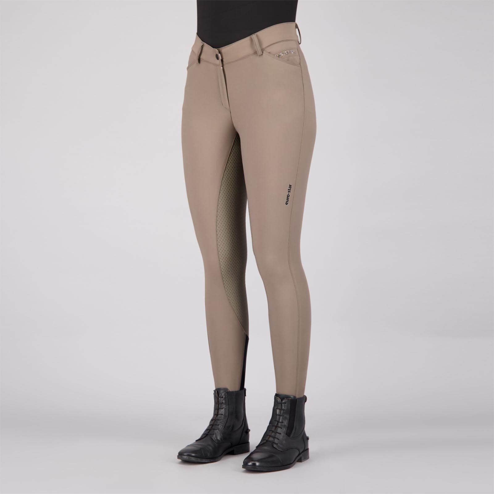 Reithose Damen ESArista Fashion Diamond Classic Full Grip Vollbesatz Damenreithose