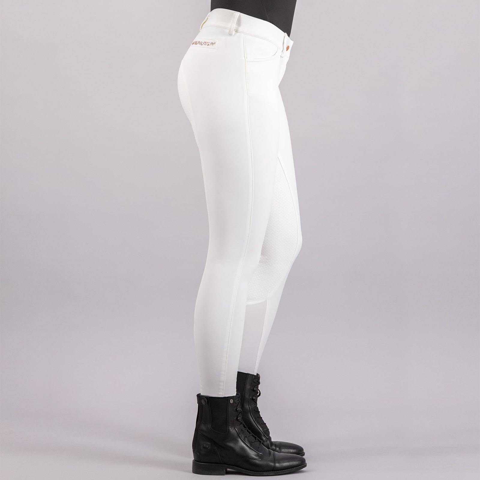 Reithose Damen ESArista Fashion Diamond Classic Full Grip Vollbesatz Damenreithose