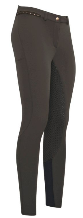 Reithose Damen Full-Grip ESEq. Queen Diamond Full Grip Classic Vollbesatz Damenreithose
