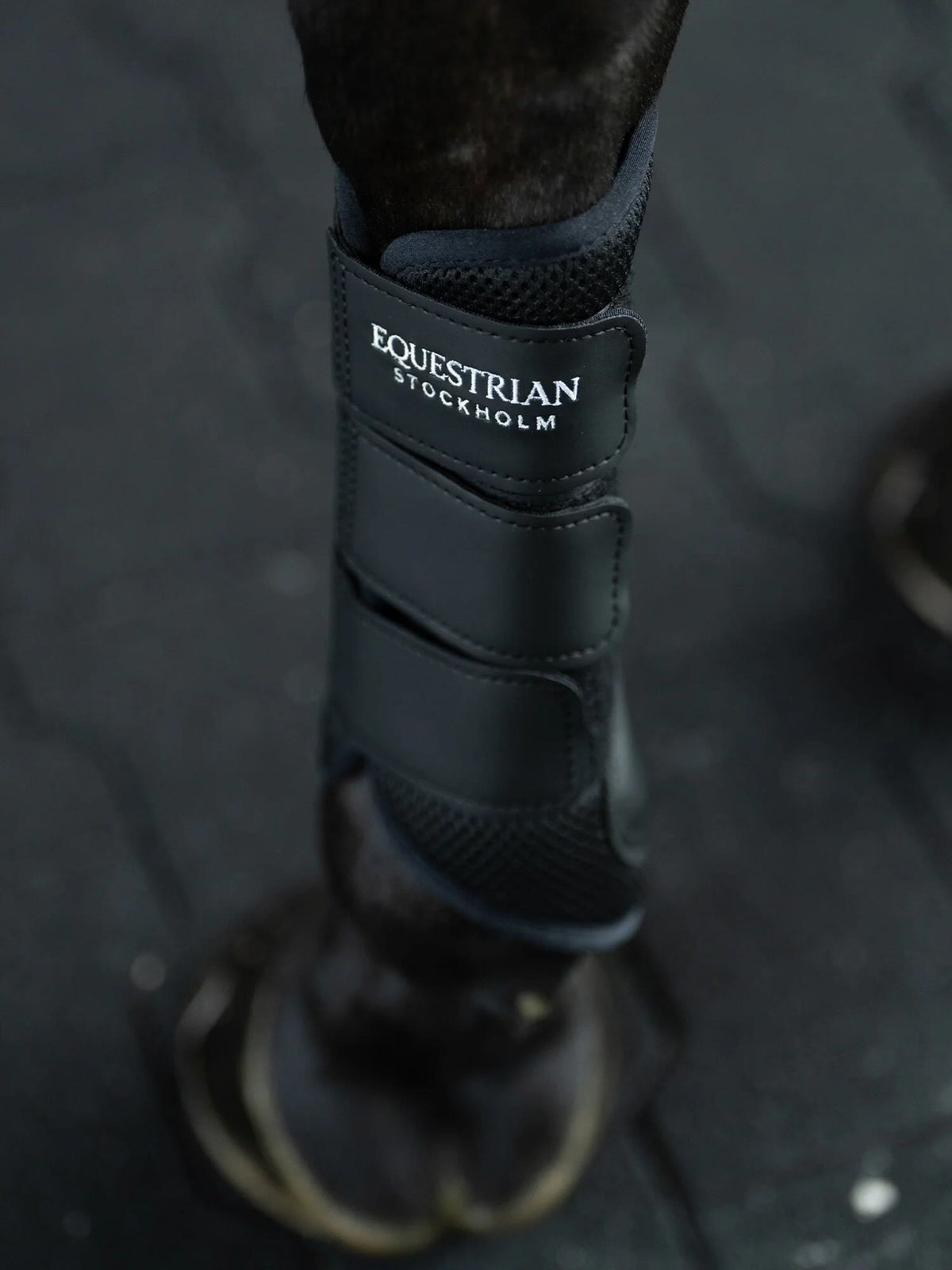 Dressurgamaschen Everyday Black Mesh Brushing Boots