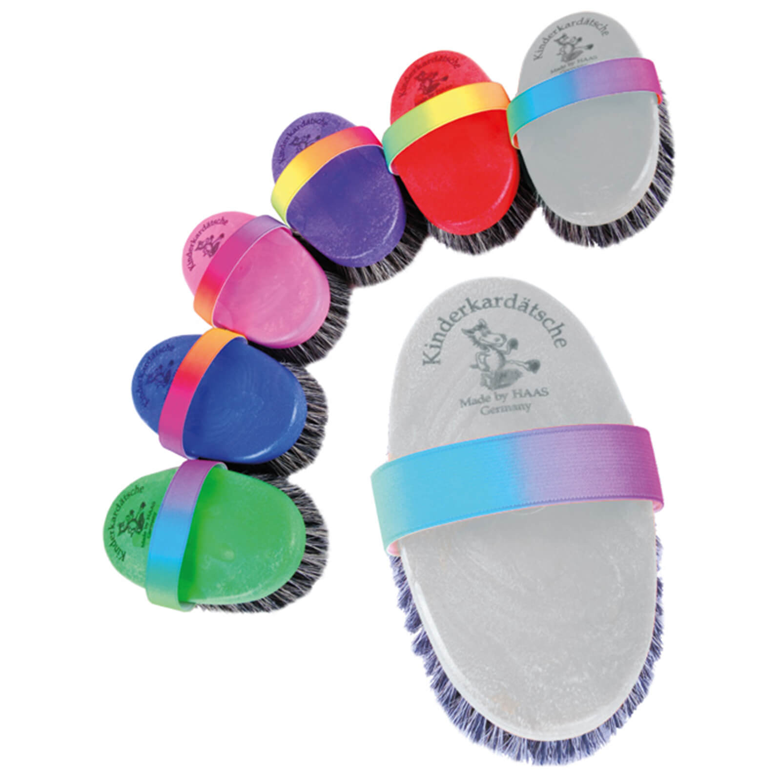 Kardätsche Regenbogen Kinder Putzzeug
