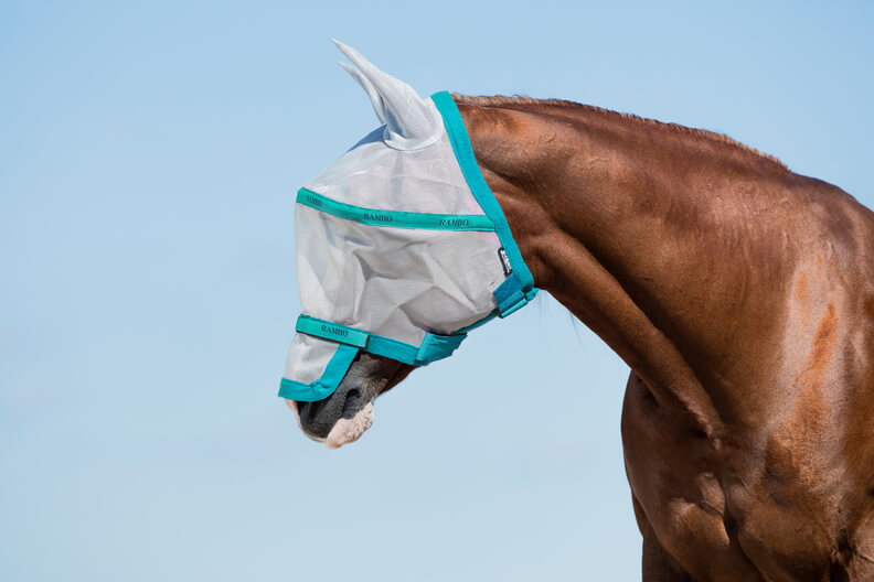 Fliegenmaske Rambo Flymask Plus