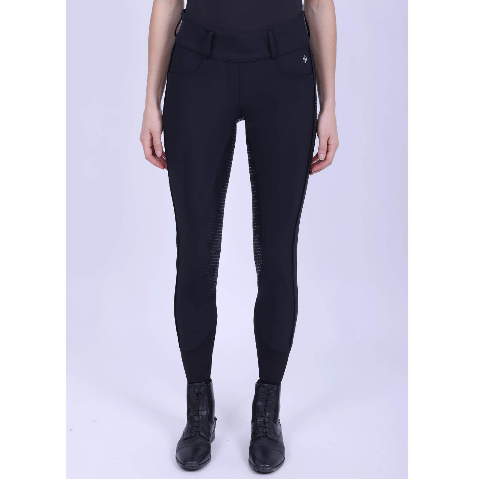 Reitleggings Damen Full-Grip HVPIsabell FS 2023 Vollbesatzreithose Damenreithose