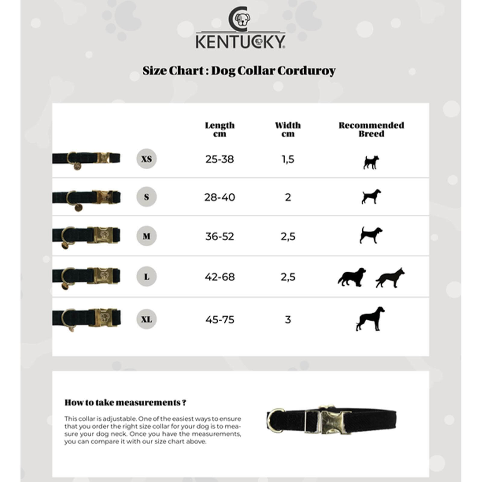 Hundehalsband Corduroy Halsband
