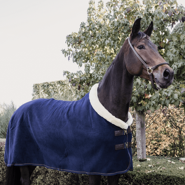 Abschwitzdecke Fleece Show Heavy Fellkragen
