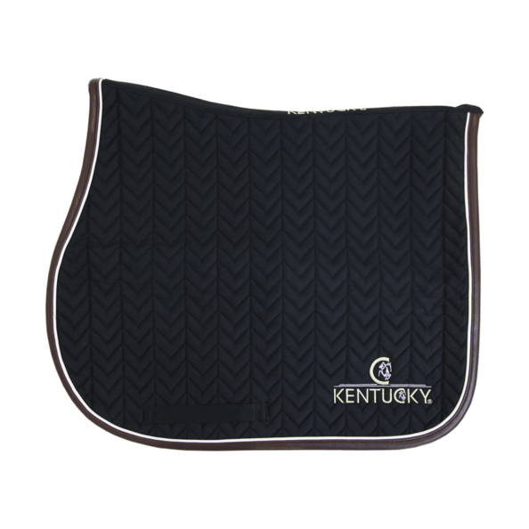 Springschabracke Leather Fishbone Sattelunterlage