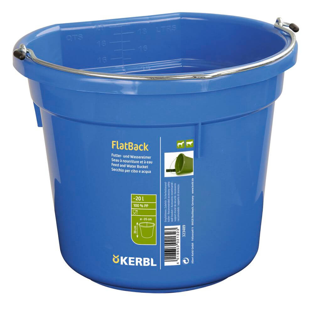 Futter- und Wassereimer FlatBack