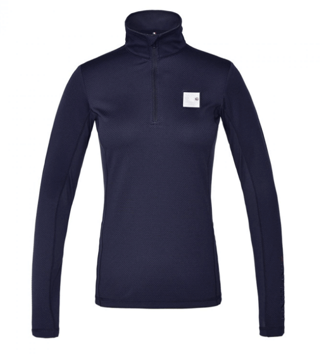 Damen Langarm Trainingsshirt mit 1/2 Reißverschluss HW 2021