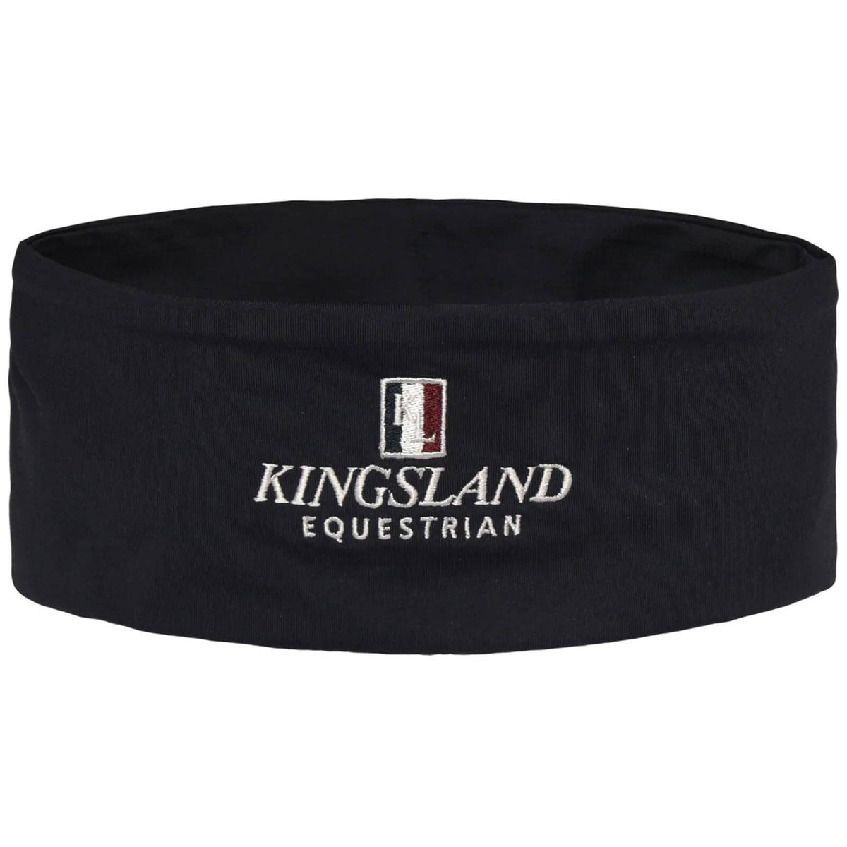 Stirnband KL Classic Unisex Fleece, Navy, Produkt allein mit Kingsland-Logo.