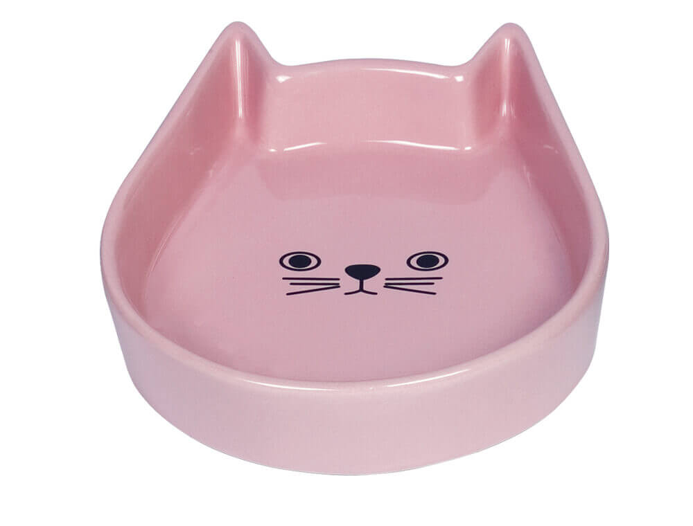 Katzen Keramik Schale Kitty Face Futternapf