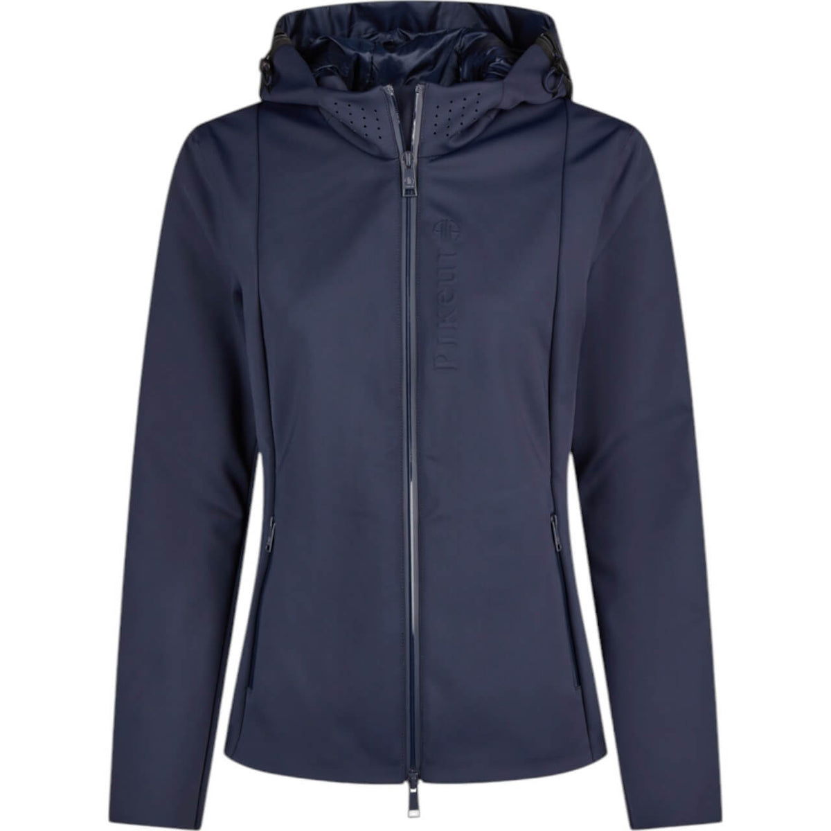 Windbreaker Damen Athleisure FS 2025 Jacke, Nightblue, Produkt allein auf weißem Hintergrund.