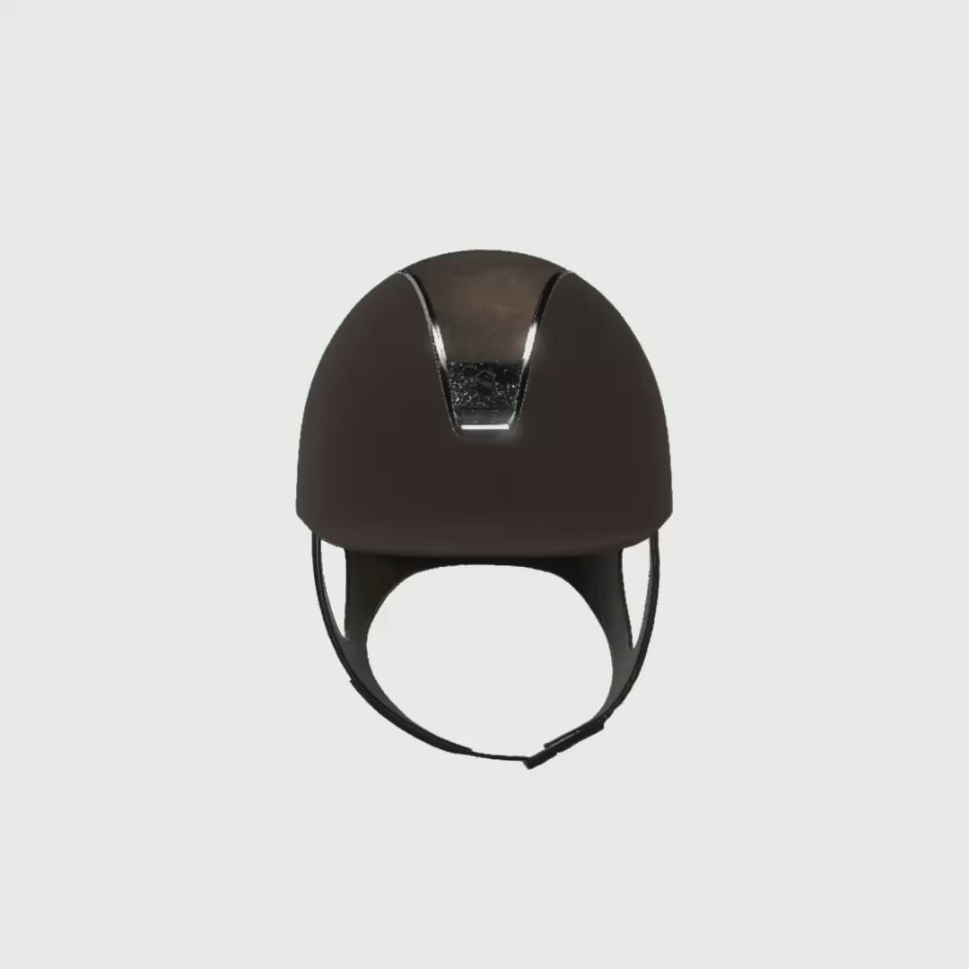 Reithelm Shadowmatt 2.0 Brown Alcantara Blason Crystal Fabric Black - 360°-Video (1:1)