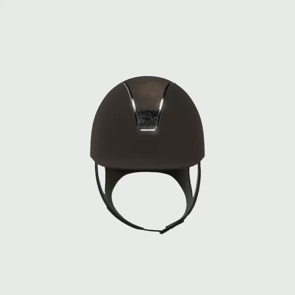 Reithelm Shadowmatt 2.0 Brown Alcantara Blason Crystal Fabric Black - 360°-Video (1:1)