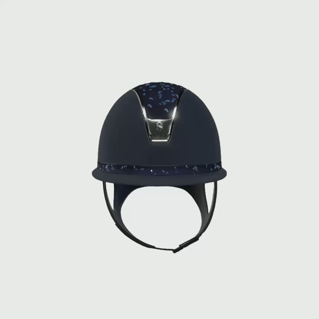 Reithelm Miss Shield Shadowmatt 2.0 Blue Crystal Leaf - 360°-Video (1:1)