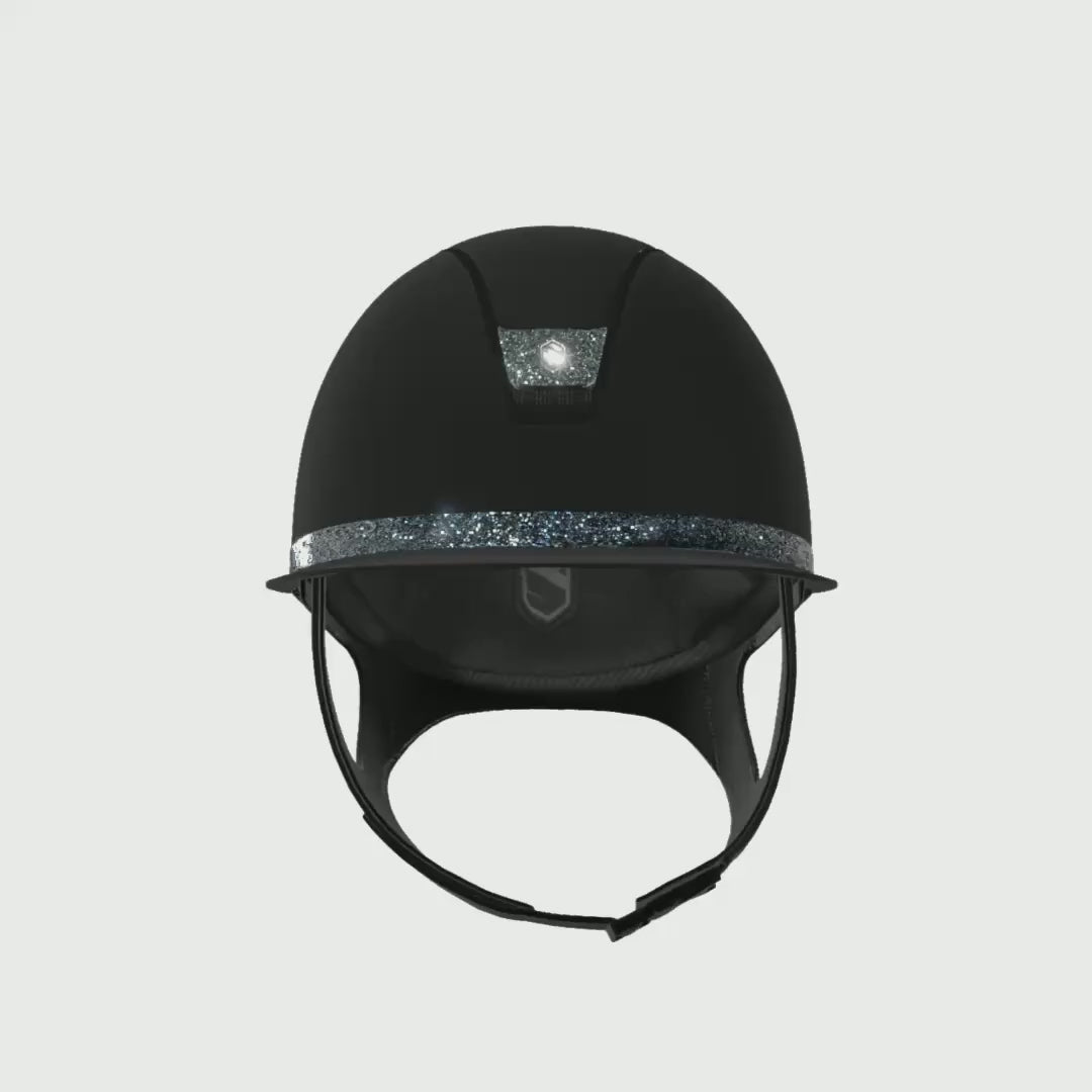 Reithelm MissShield 2.0 Shadowmatt Black Crystal Fabric Summer Nights Black Mat - 360°-Video (1:1)