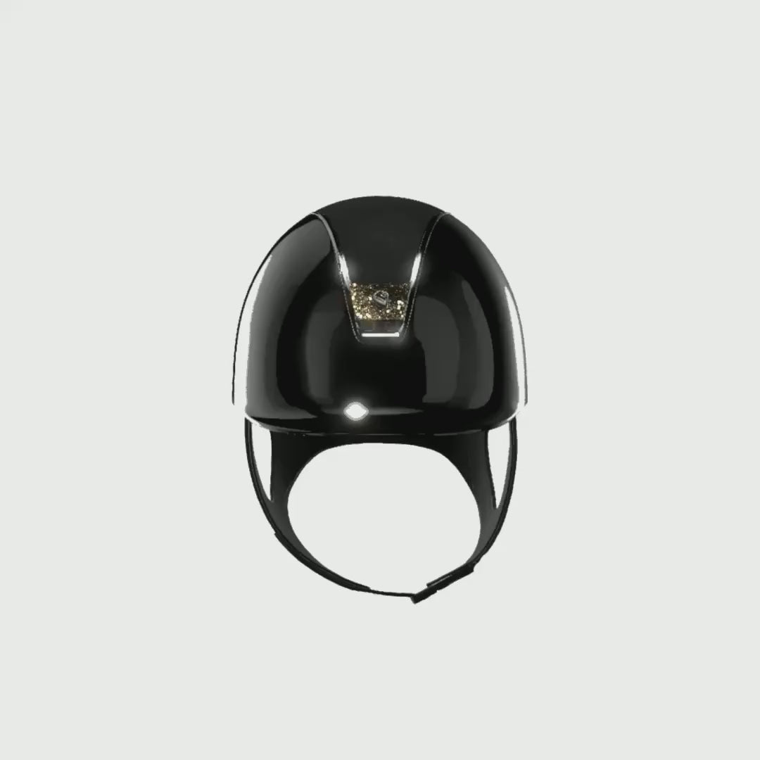 Reithelm 2.0 Black Shadowglossy Top Alcantara Black Trim Chrome Black Blason Crystal Fabric Metallic - 360°-Video (1:1)