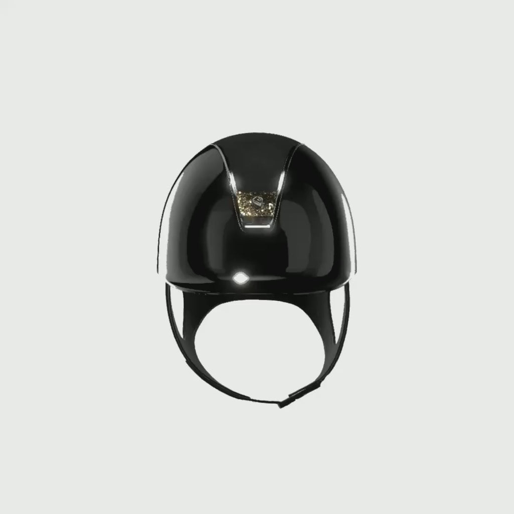 Reithelm 2.0 Black Shadowglossy Top Alcantara Black Trim Chrome Black Blason Crystal Fabric Metallic - 360°-Video (1:1)