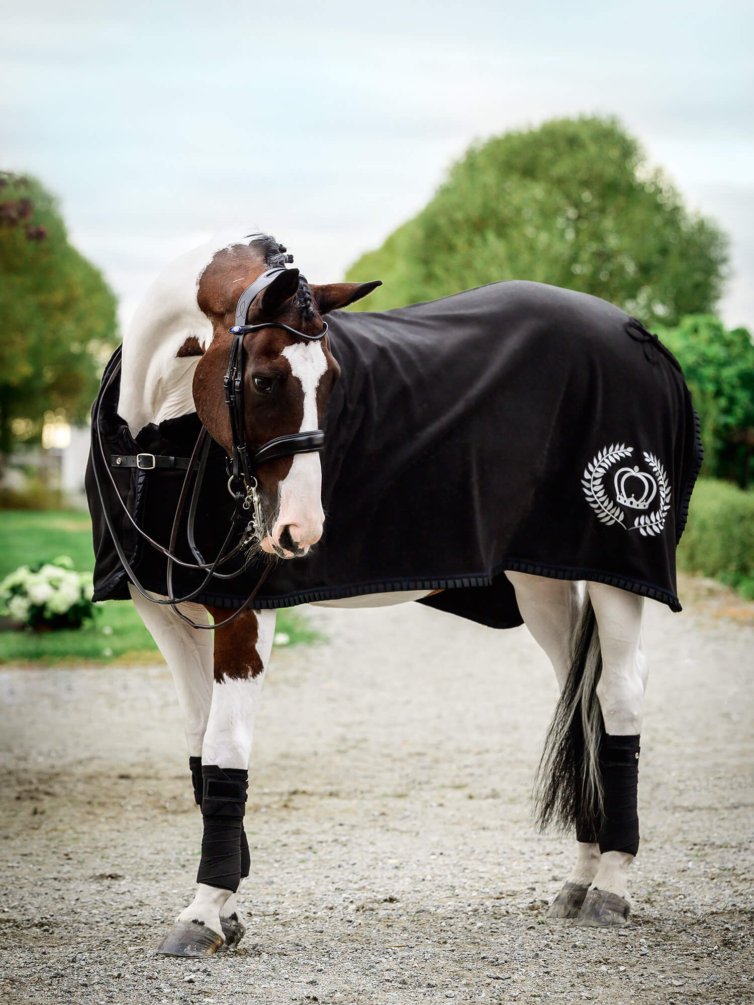 Fleece Decke Beluga Black