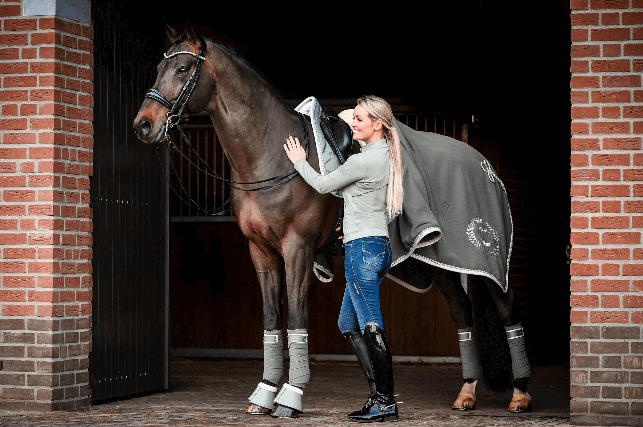 Fleece Decke Sage
