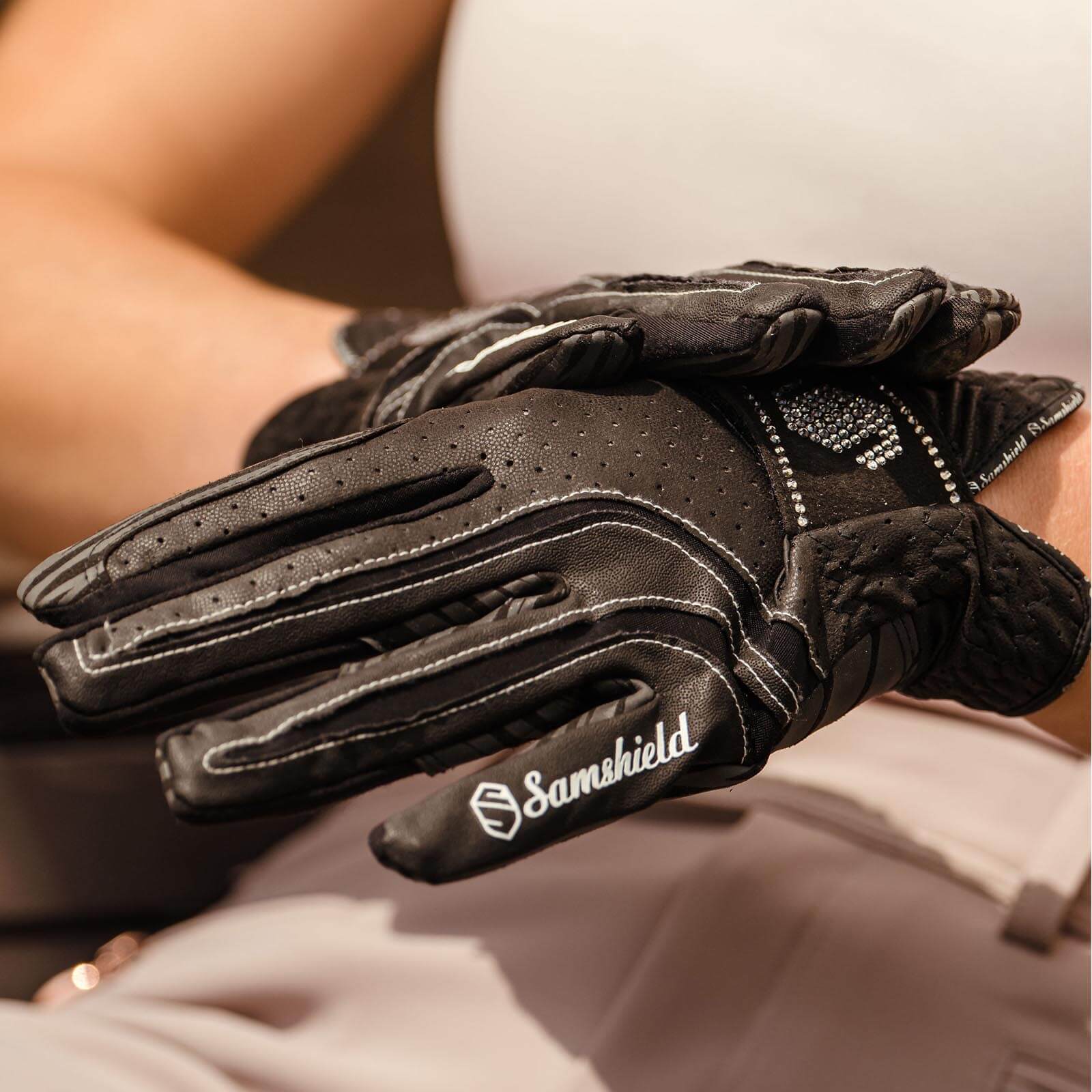 Reithandschuh V-Skin Crystal