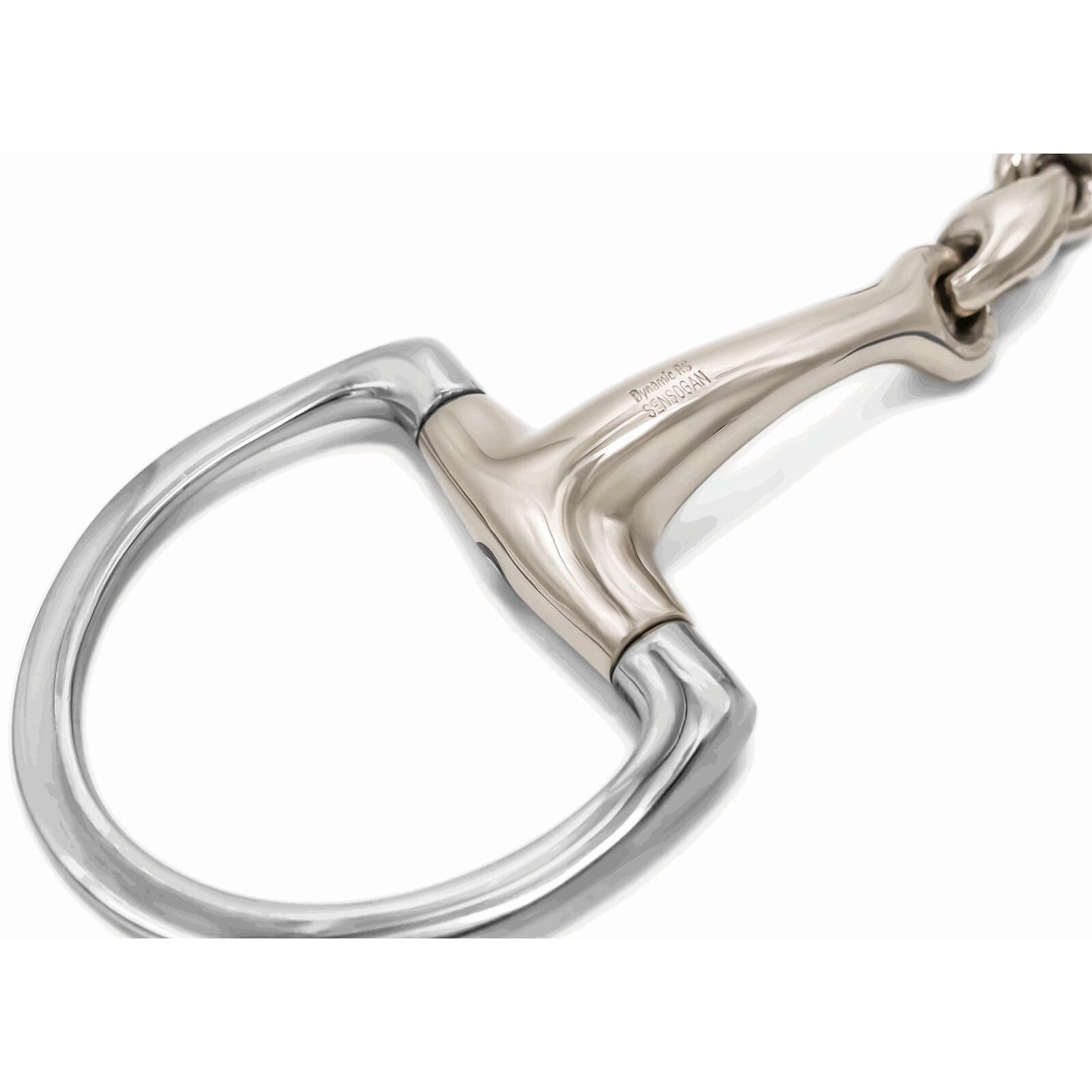D-Ring Gebiss Doppelt Gebrochen Dynamic RS WH Ultra 16 mm SENSOGAN® Rollengebiss