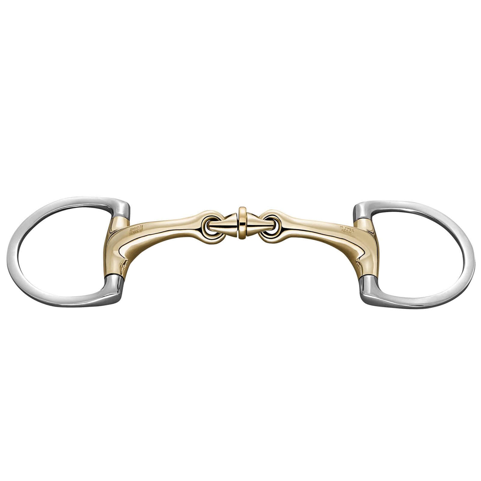 D-Ring Gebiss Doppelt Gebrochen Dynamic RS WH Ultra 16 mm SENSOGAN® Rollengebiss
