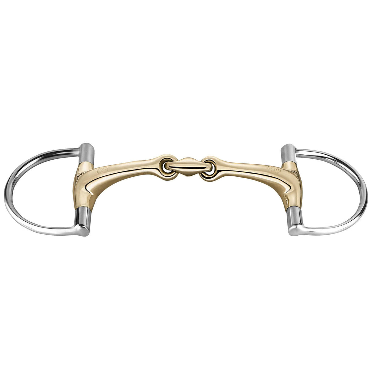 D-Ring Trense Doppelt Gebrochen Dynamic RS 14 mm SENSOGAN® Hunter Jumper Gebiss