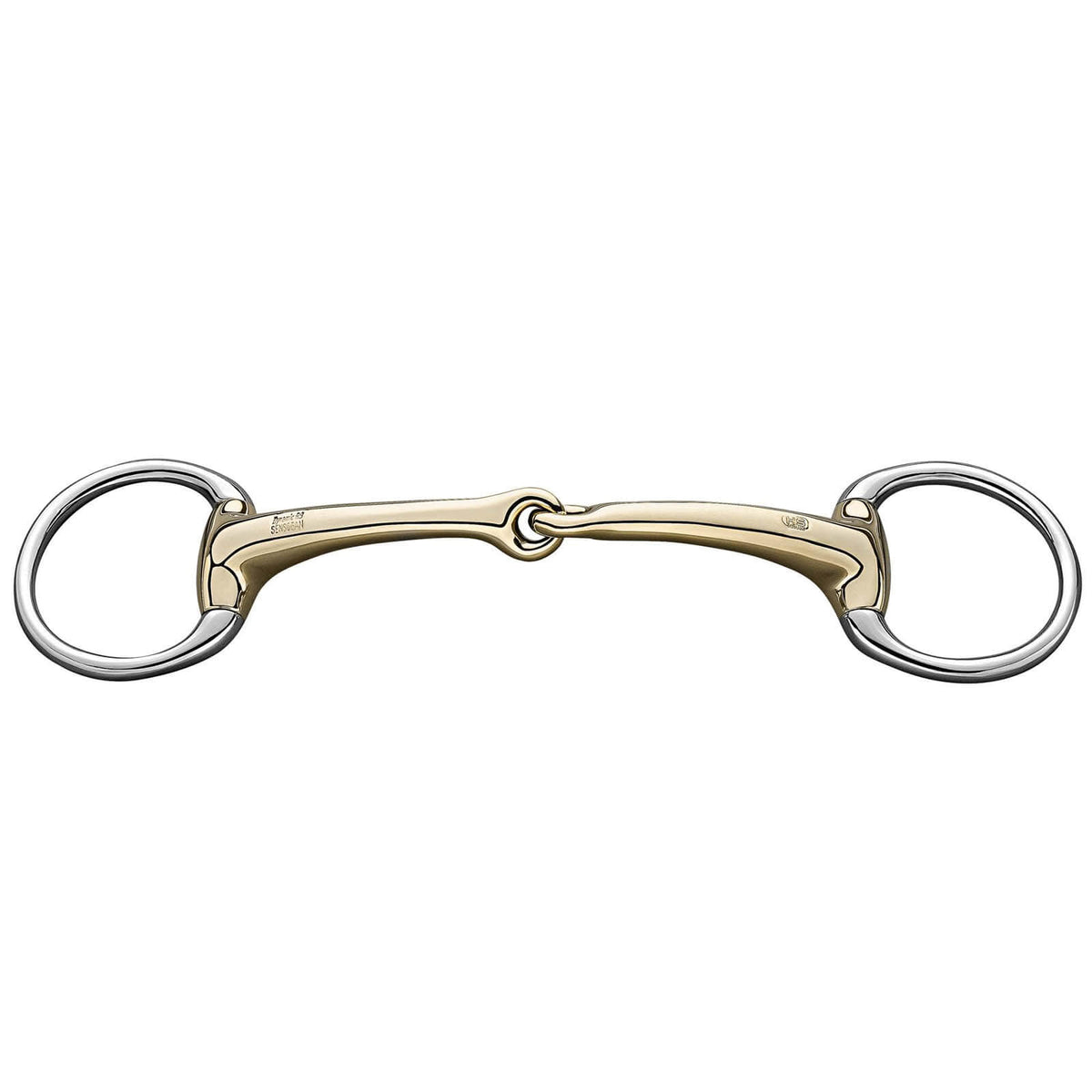 Unterlegtrense Olivenkopf Einfach Gebrochen Dynamic RS 14 mm SENSOGAN® Gebiss