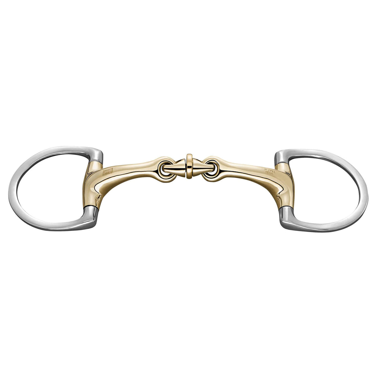 D-Ring Trense Doppelt Gebrochen Dynamic RS WH Ultra 14 mm SENSOGAN® Rollengebiss