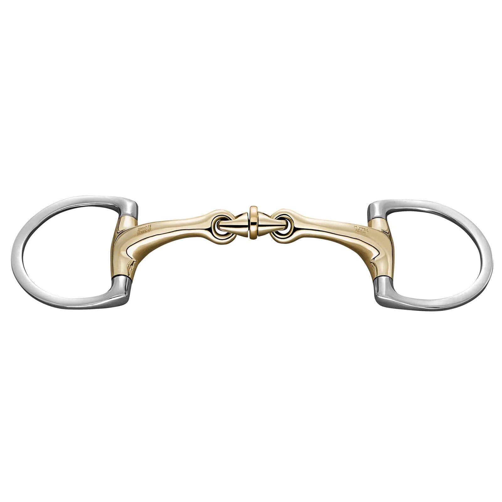D-Ring Trense Doppelt Gebrochen Dynamic RS WH Ultra 14 mm SENSOGAN® Rollengebiss