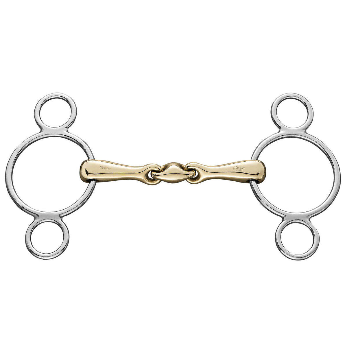 3 Ring Gebiss Doppelt Gebrochen KK Ultra 18 mm SENSOGAN® Gebiss