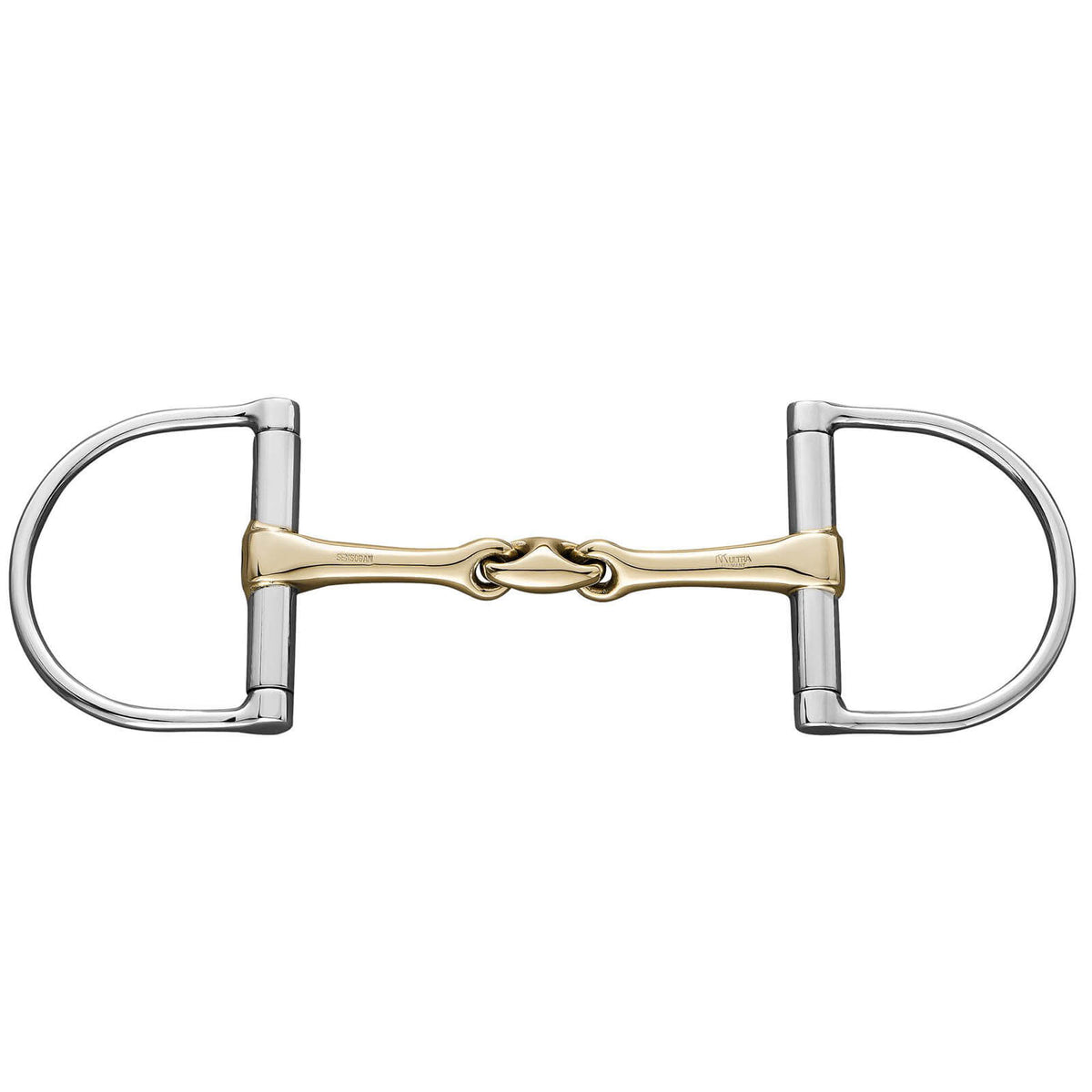 D-Ring Trense Doppelt Gebrochen KK Ultra 15 mm SENSOGAN® Gebiss