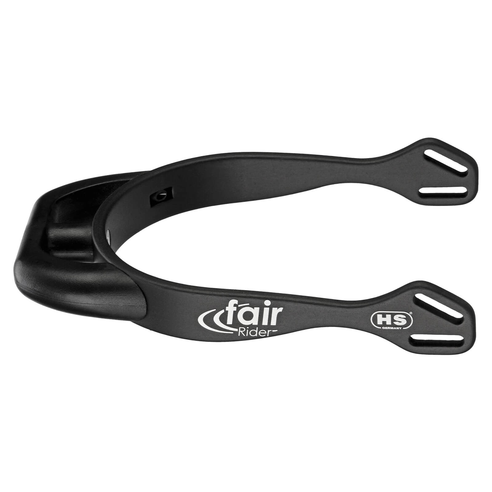 Sporen FairRider 20mm Schwarz Rund Abgeflacht