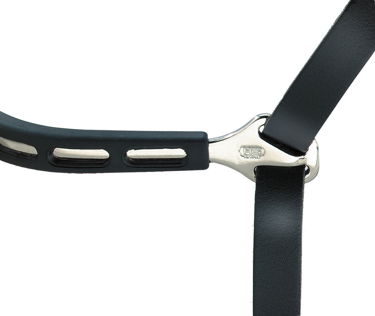 Sprenger Sporen Ultra Fit Extra Grip, schwarzer Sporenriemen mit Rad und Detailaufnahme der Befestigung.