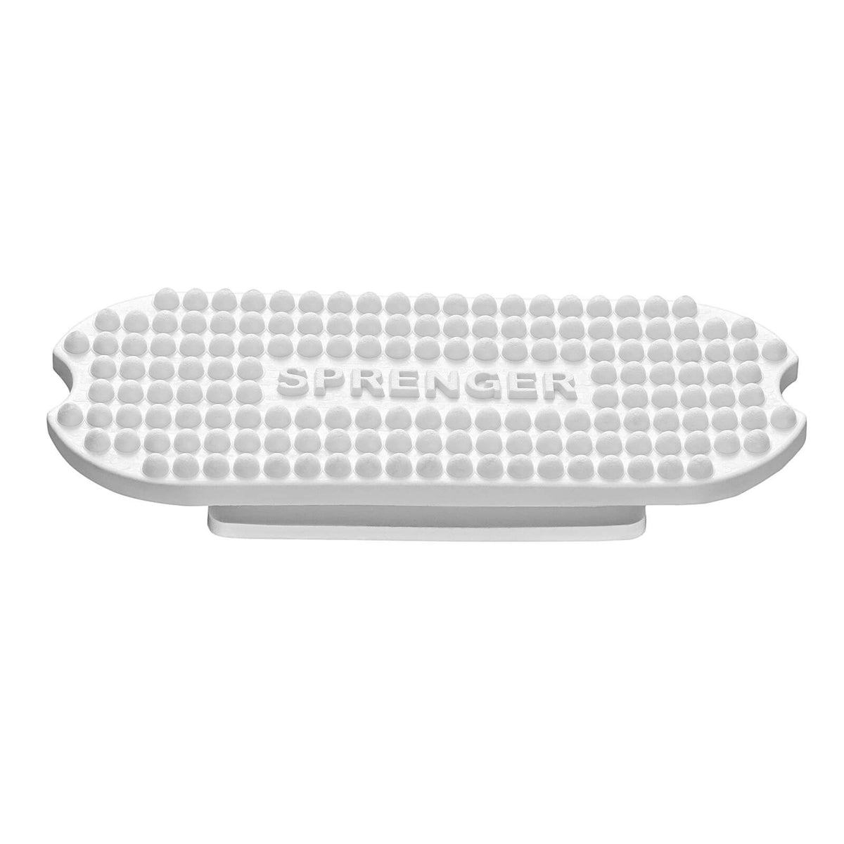 Sprenger Steigbügeleinlagen Weiß, Produkt allein auf weißem Hintergrund.