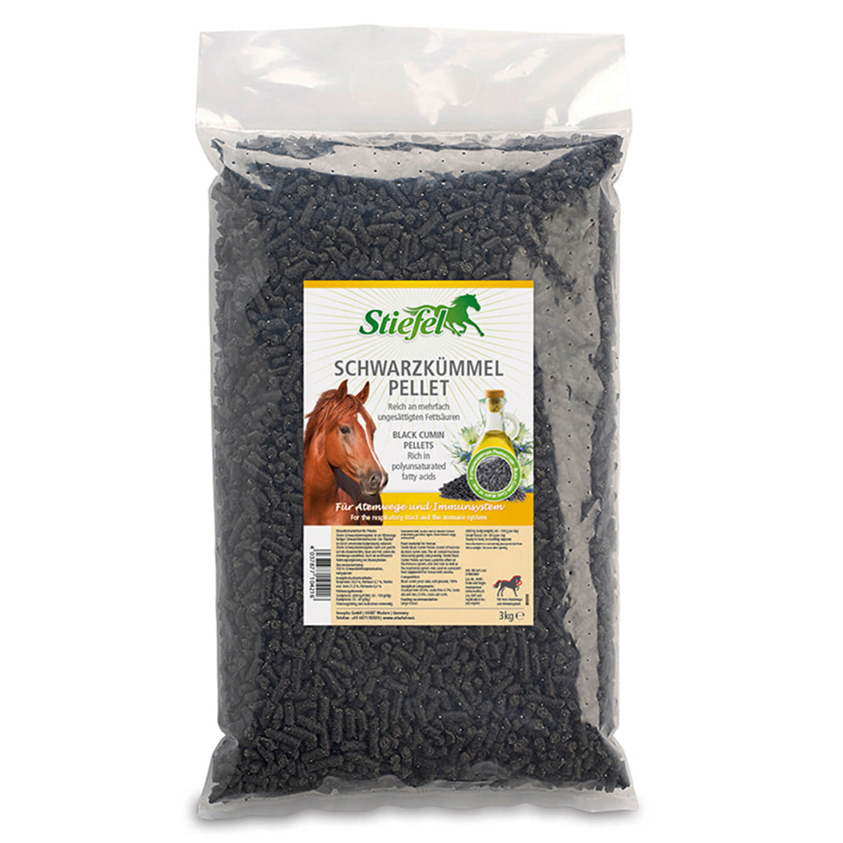 Schwarzkümmel Pellets Ergänzungsfuttermittel Nahrungsergänzung