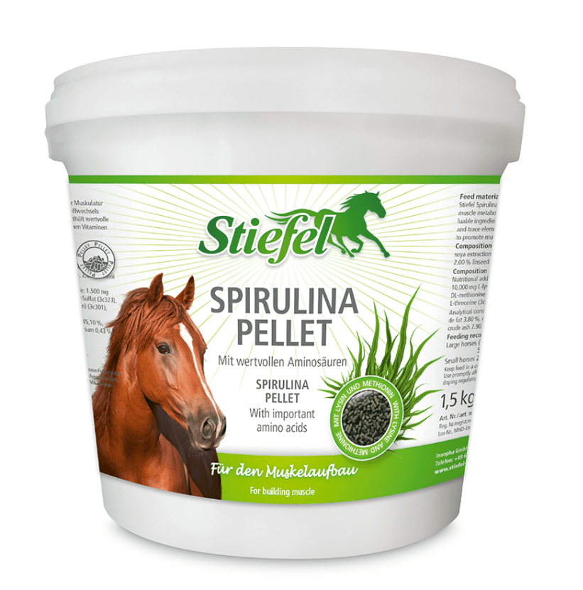 Spirulina Pellets Nahrungsergänzungsmittel Pferd
