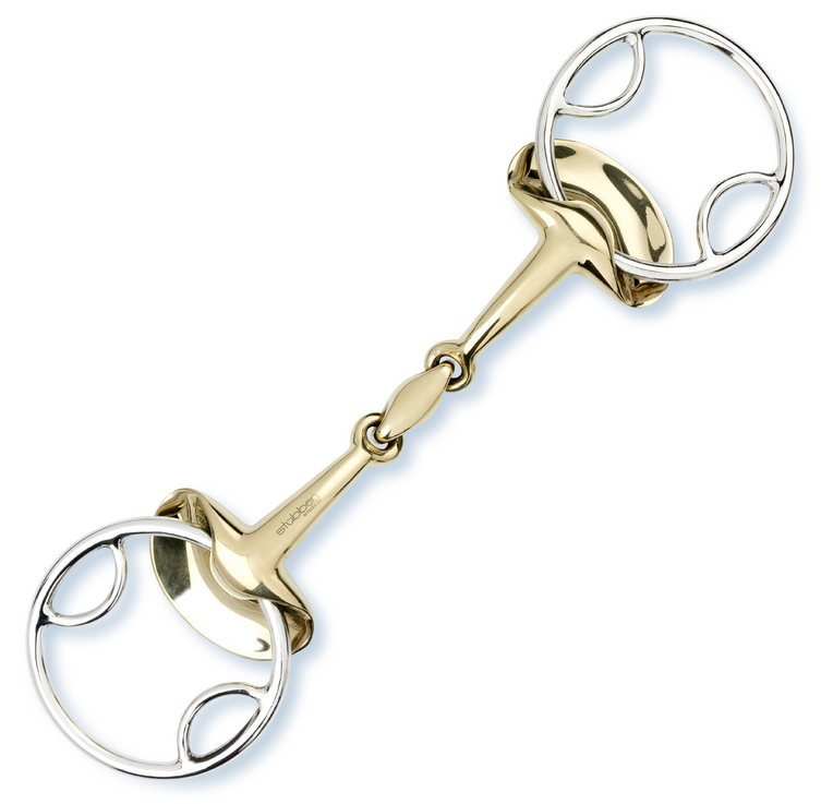 Golden Wings Trense 4 in 1 Doppelt Gebrochen 14 mm Sweet Kupfer