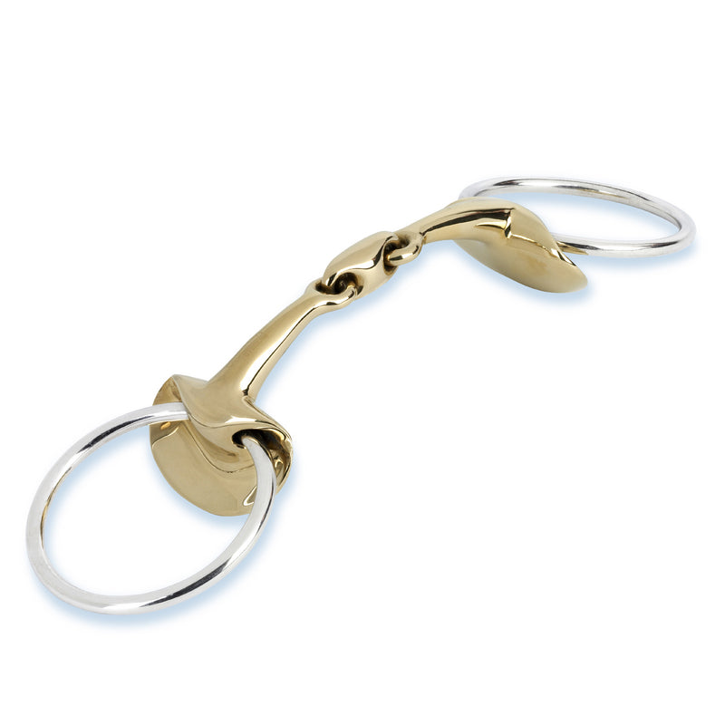Golden Wings Trense Doppelt Gebrochen 14 mm Sweet Kupfer, Produkt allein auf weißem Hintergrund.