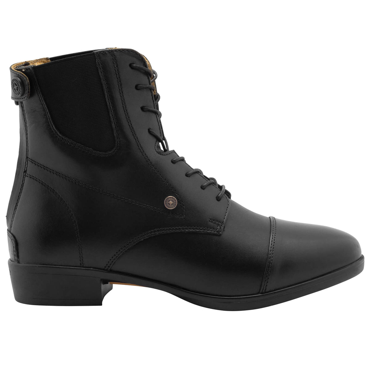 Stiefelette Advanced II BZ Lace, Schwarz, Produkt allein auf weißem Hintergrund.