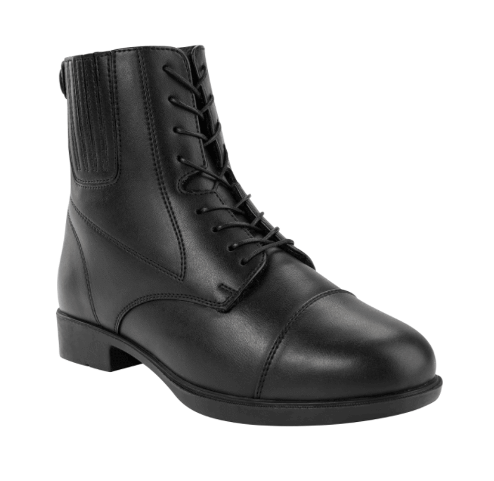 Stiefelette Contrace BZ Lace Vegan Winter Reitstiefelette gefüttert Teddyfell